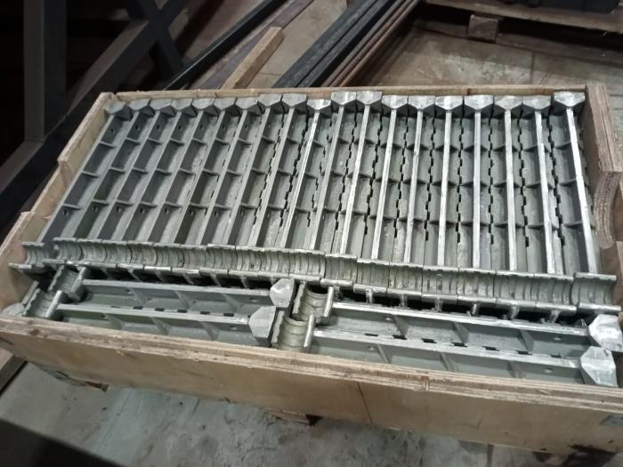 Чугунные колосники - пример работы