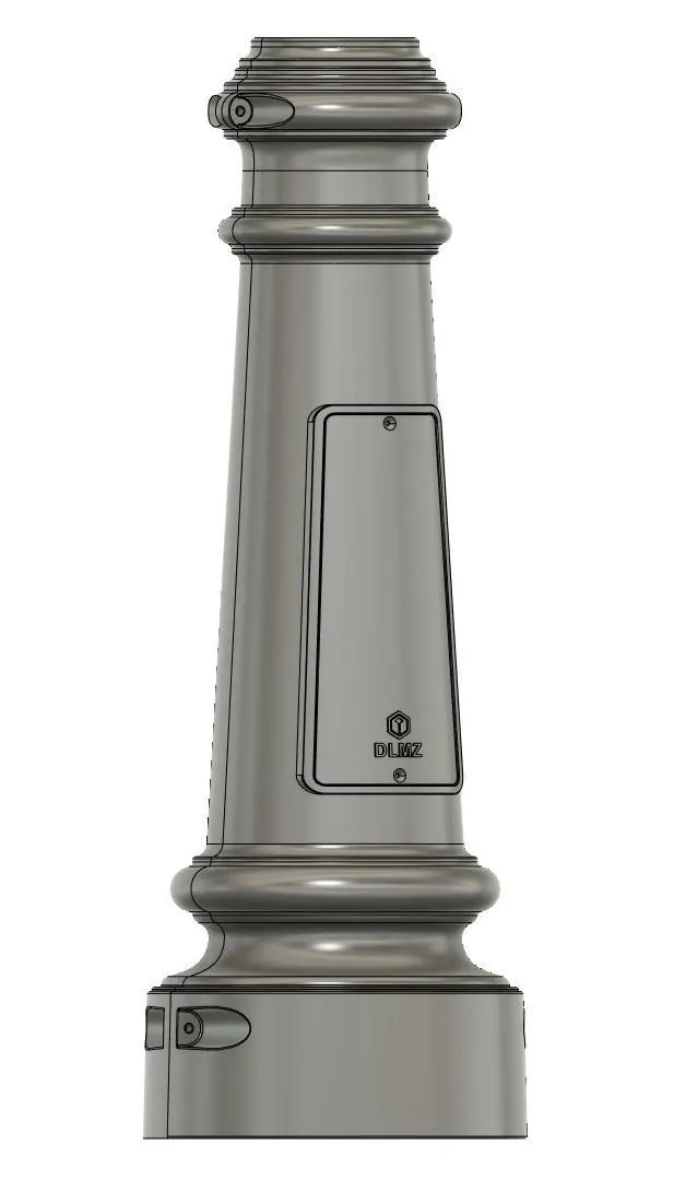 Цоколь чугунный «Луганск» высота 1200 мм, для опор: d 76 мм; d 89 мм; d 108 мм; d 133мм; d 159 мм