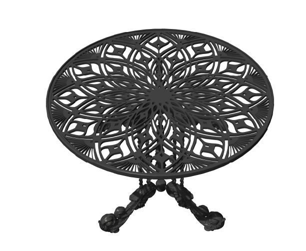 Чугунный стол «Гармония»