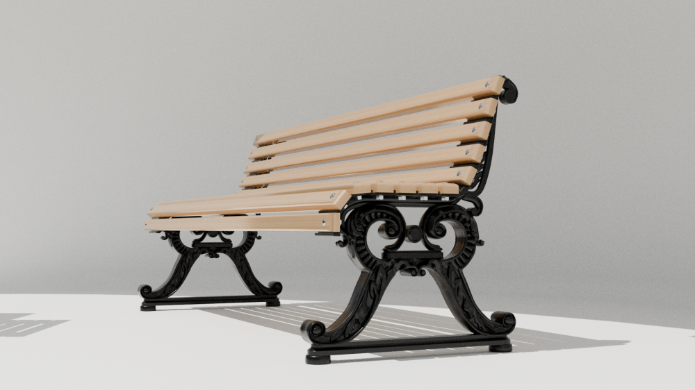 Опоры чугунные скамейки DLMZ-03