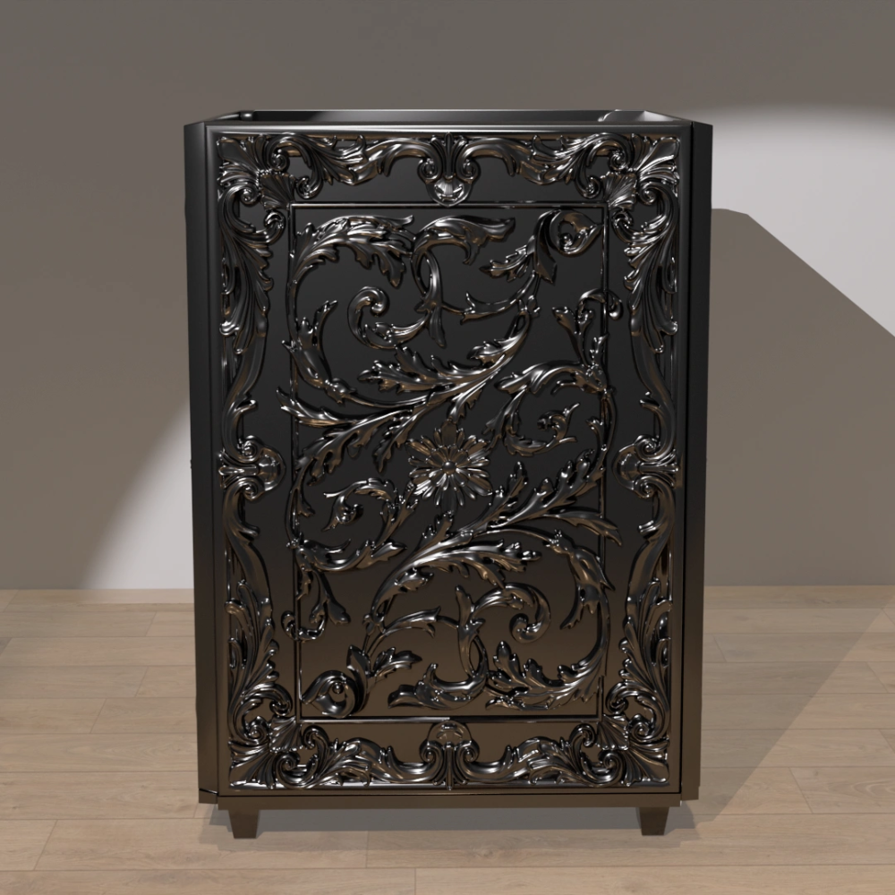 Урна чугунная квадратная DLMZ