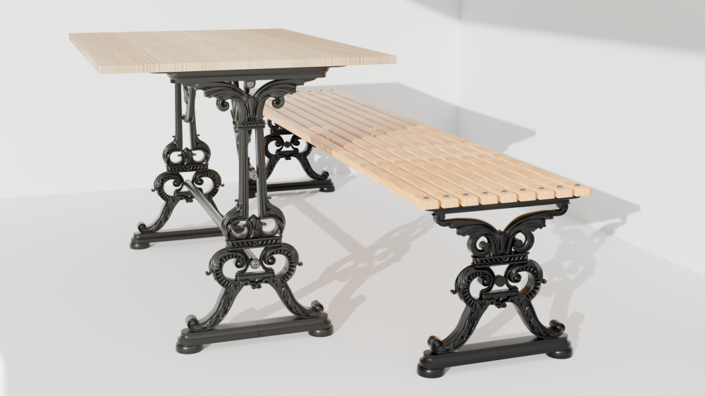 Боковины скамейки DLMZ-01