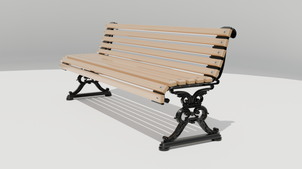 Опоры чугунные скамейки DLMZ-04