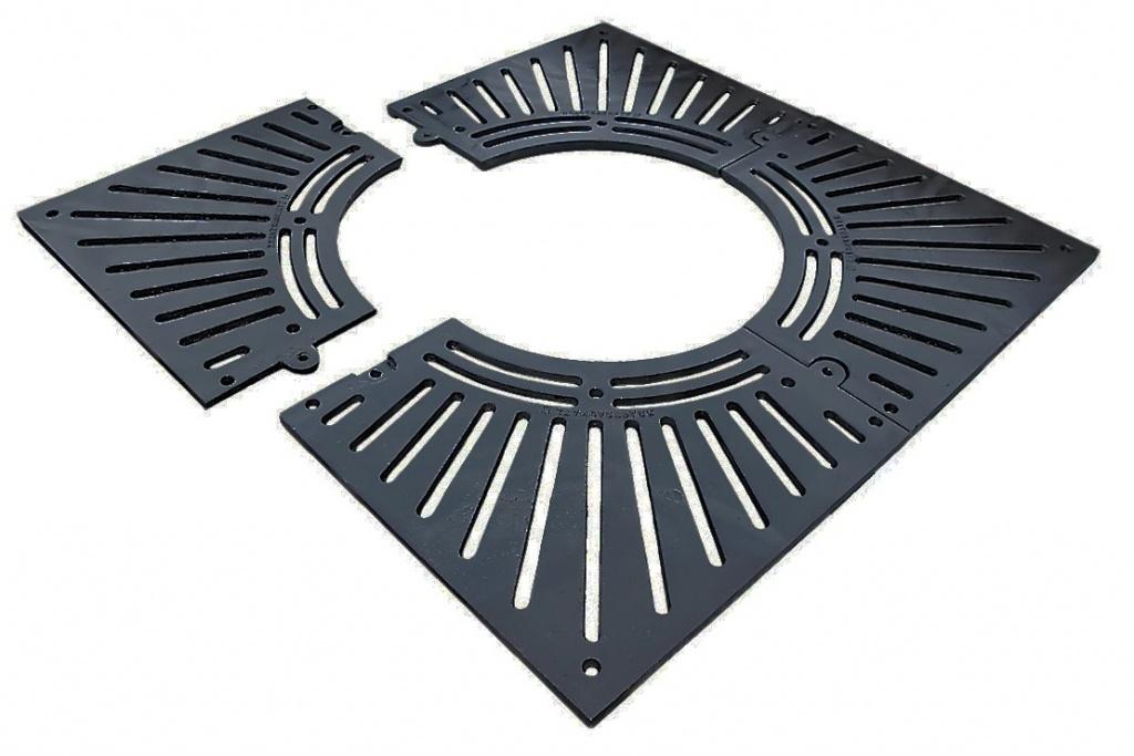 Декоративная чугунная решетка приствольная Приствольная решетка